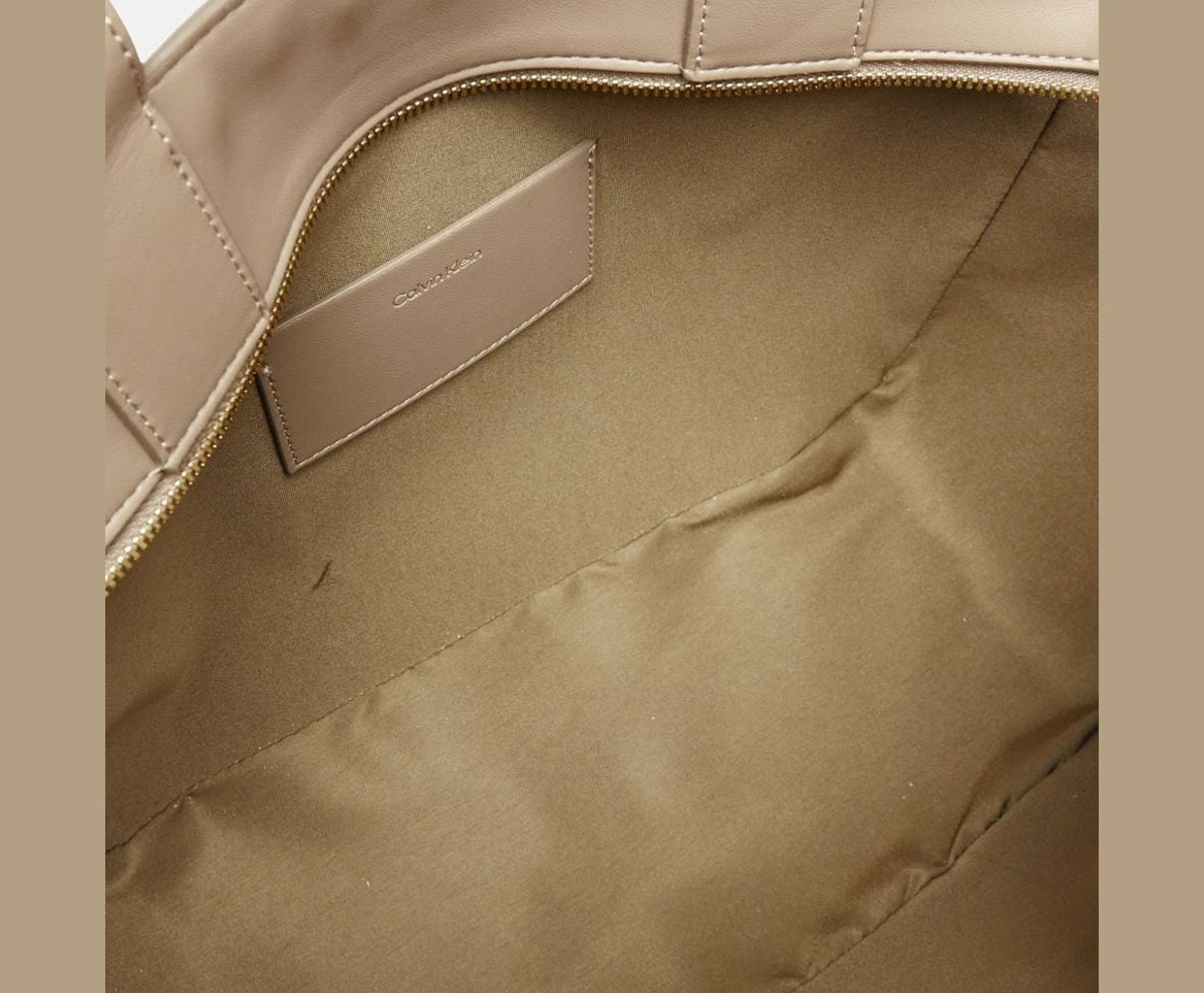Calvin Klein Tote Bag Taupe – taske – foto 3 af 5
