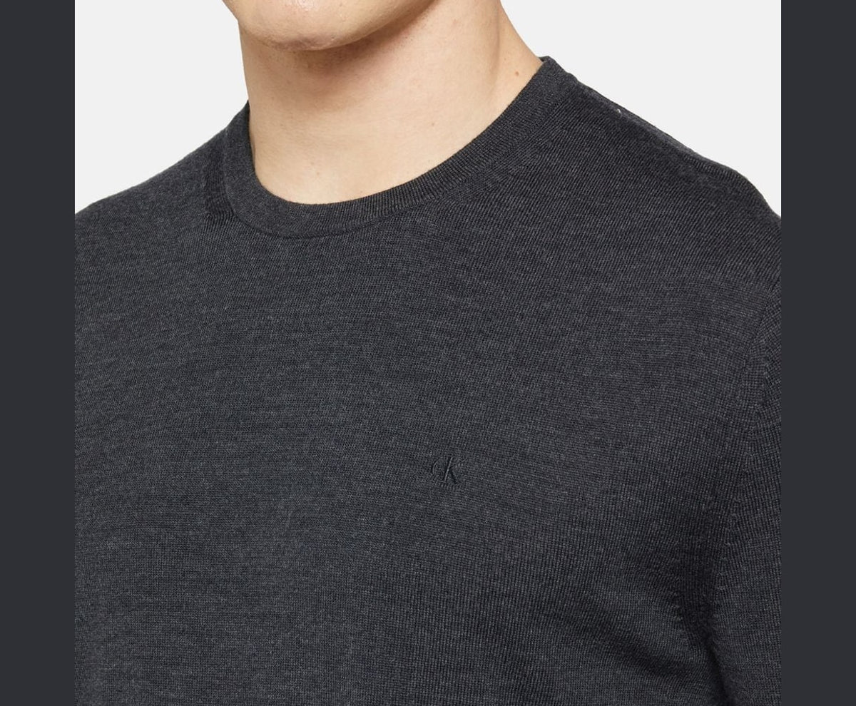 Calvin Klein Wool pullover Grey – abbigliamento – foto 3 di 5