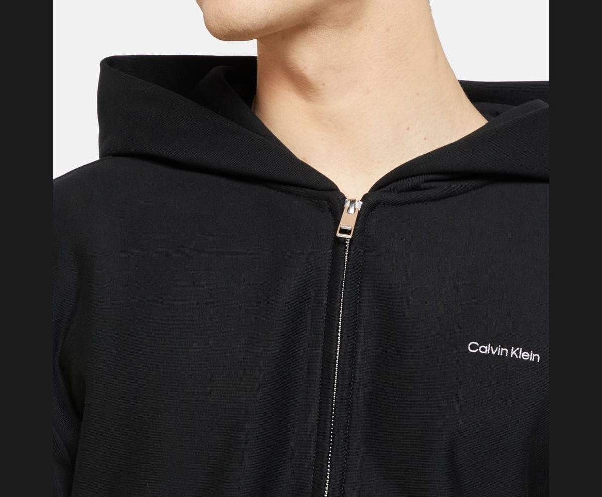 Calvin Klein Hooded sweat jacket Black – jakna – fotografija 3 od 5