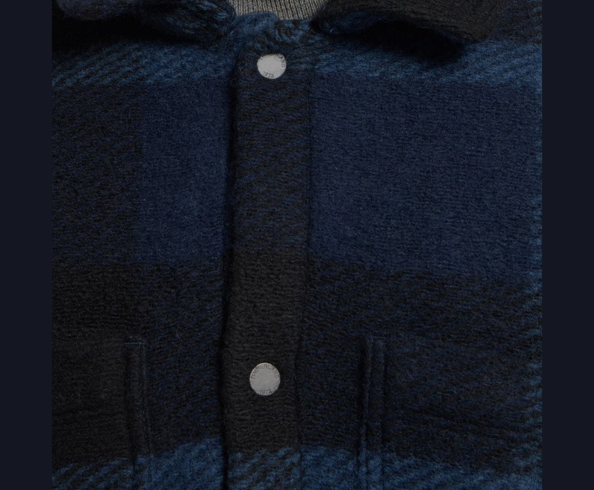 Timberland Wool-blend shacket Midnight Blue – odzież – zdjęcie 3 z 6