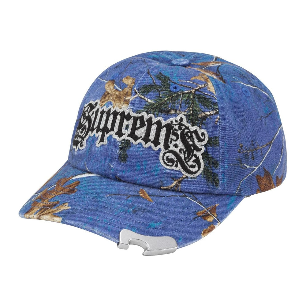 Supreme Bottle Opener 6-Panel Hat Blue Camouflage