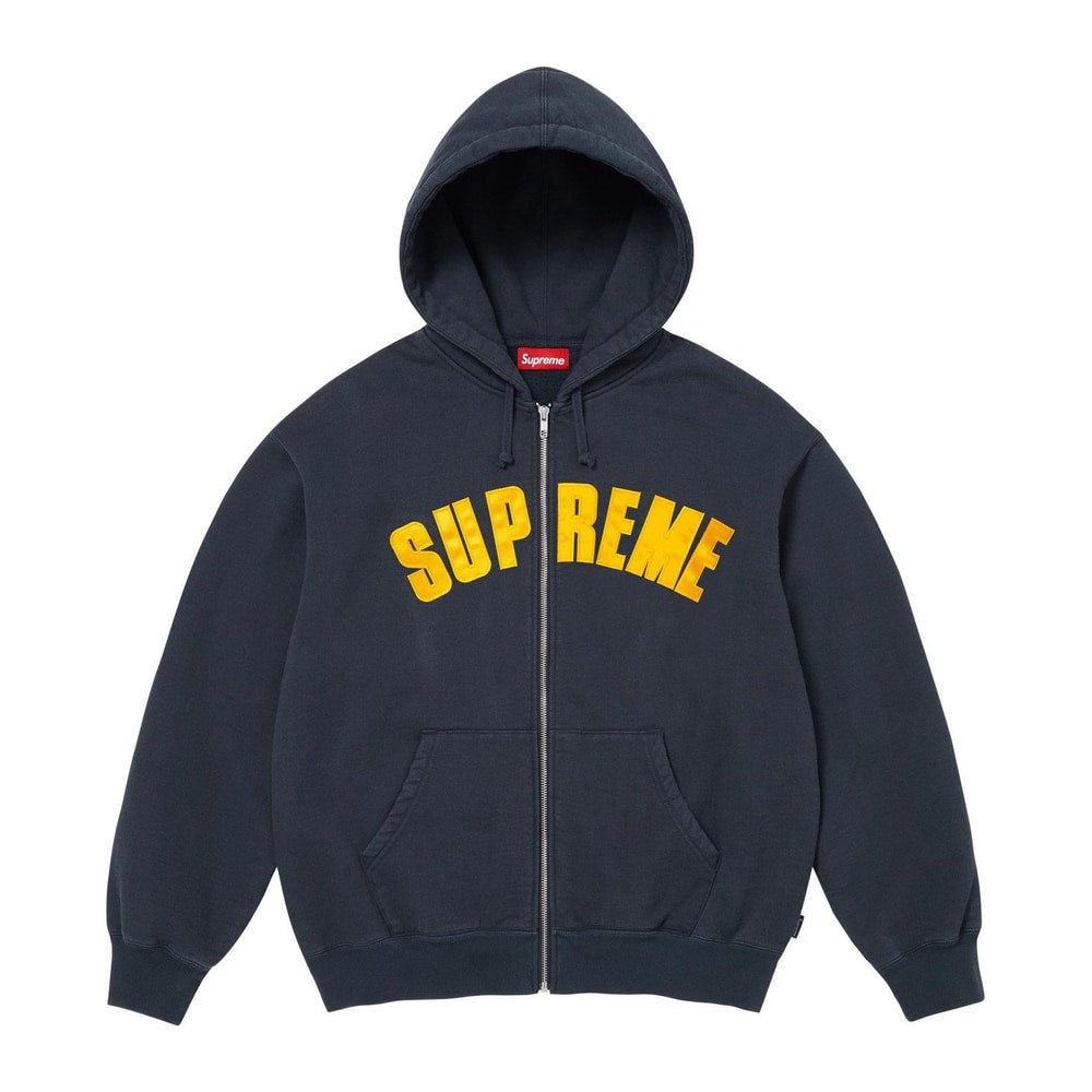 Supreme/Larry Clark Zip Up Hooded Sweatshirt Navy