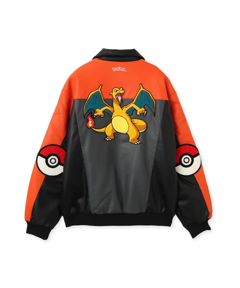adidas x Pokémon 8 Ball Charizard Jacket Black/Collegiate Orange – giacca
