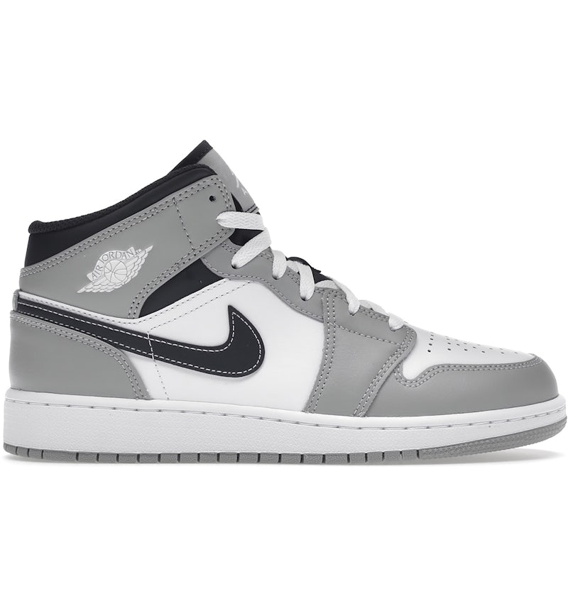 Jordan 1 Mid Light Smoke Grey (GS)