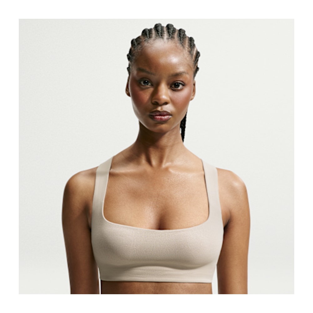 Nike NikeSKIMS Studio Stretch Square Neck Bra Linen (Women's) – koszulka