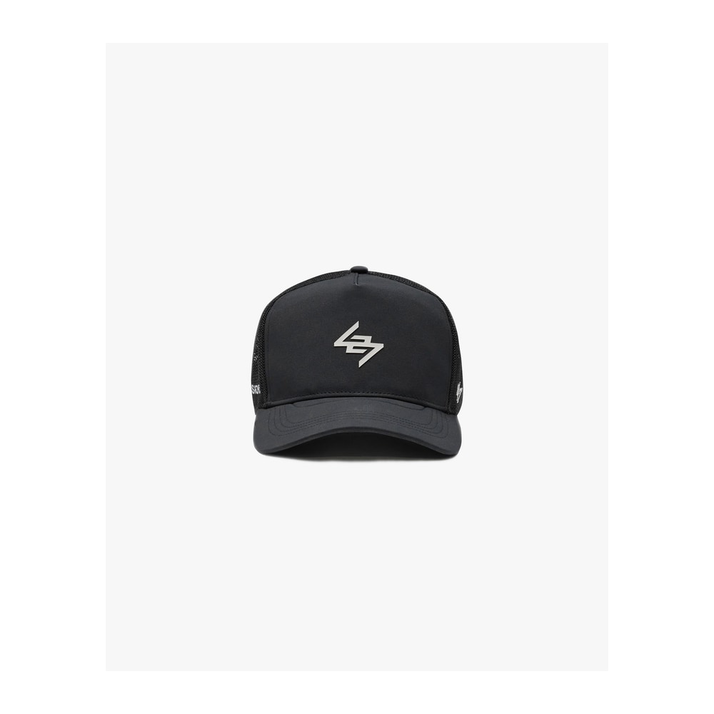 Represent 247 x 47 Logo Trucker Cap Jet Black