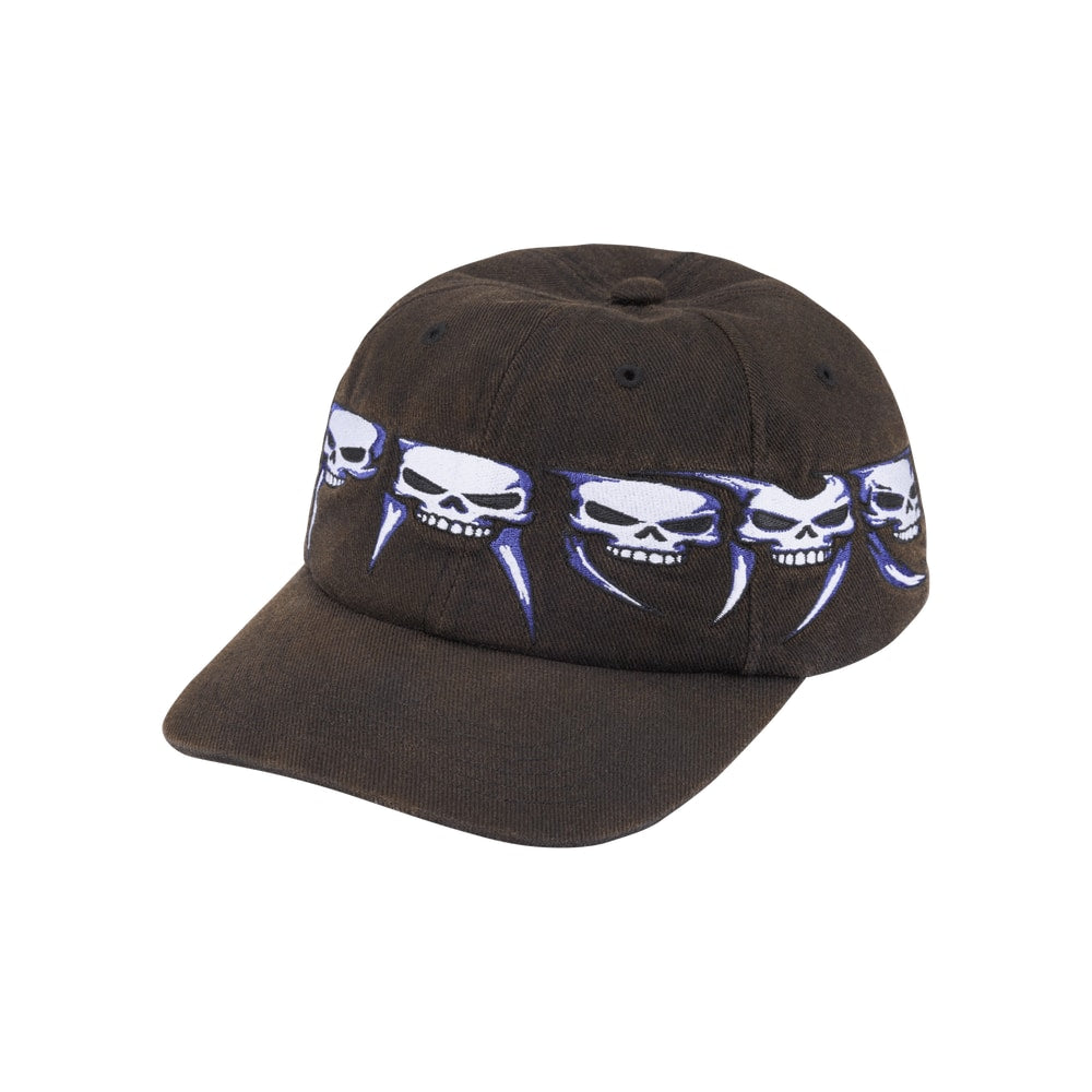 Supreme Skulls Spellout 6-Panel Black