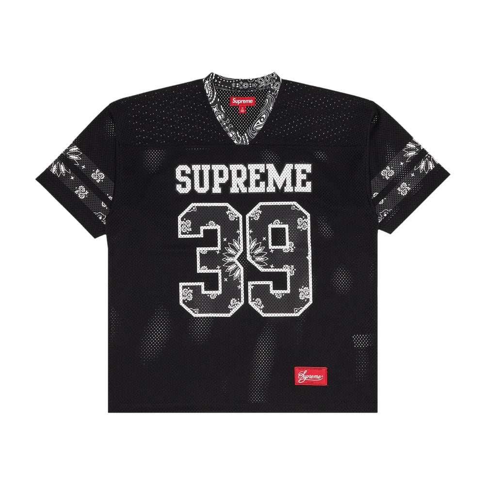 Supreme Bandana Football Jersey Black