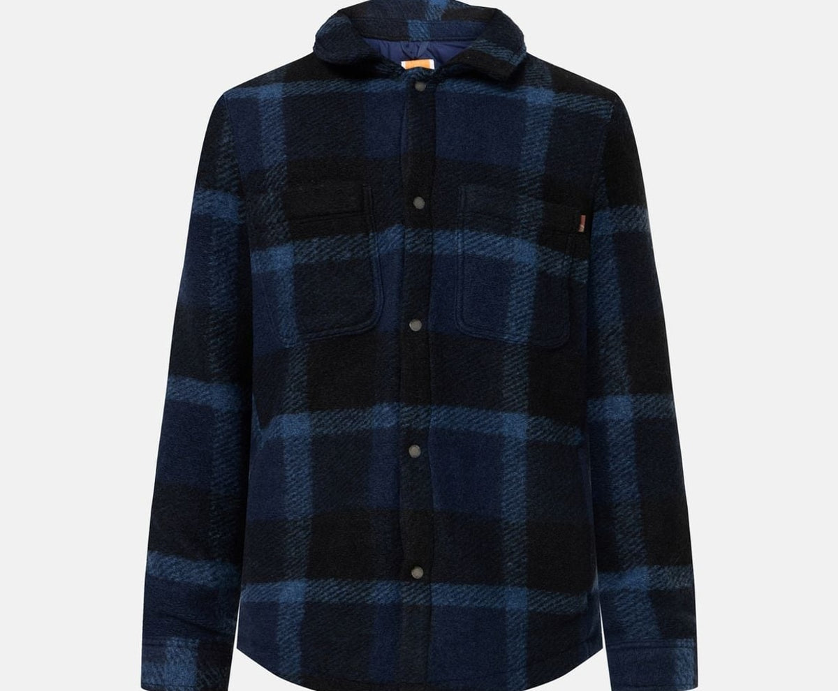Timberland Wool-blend shacket Midnight Blue – облекло