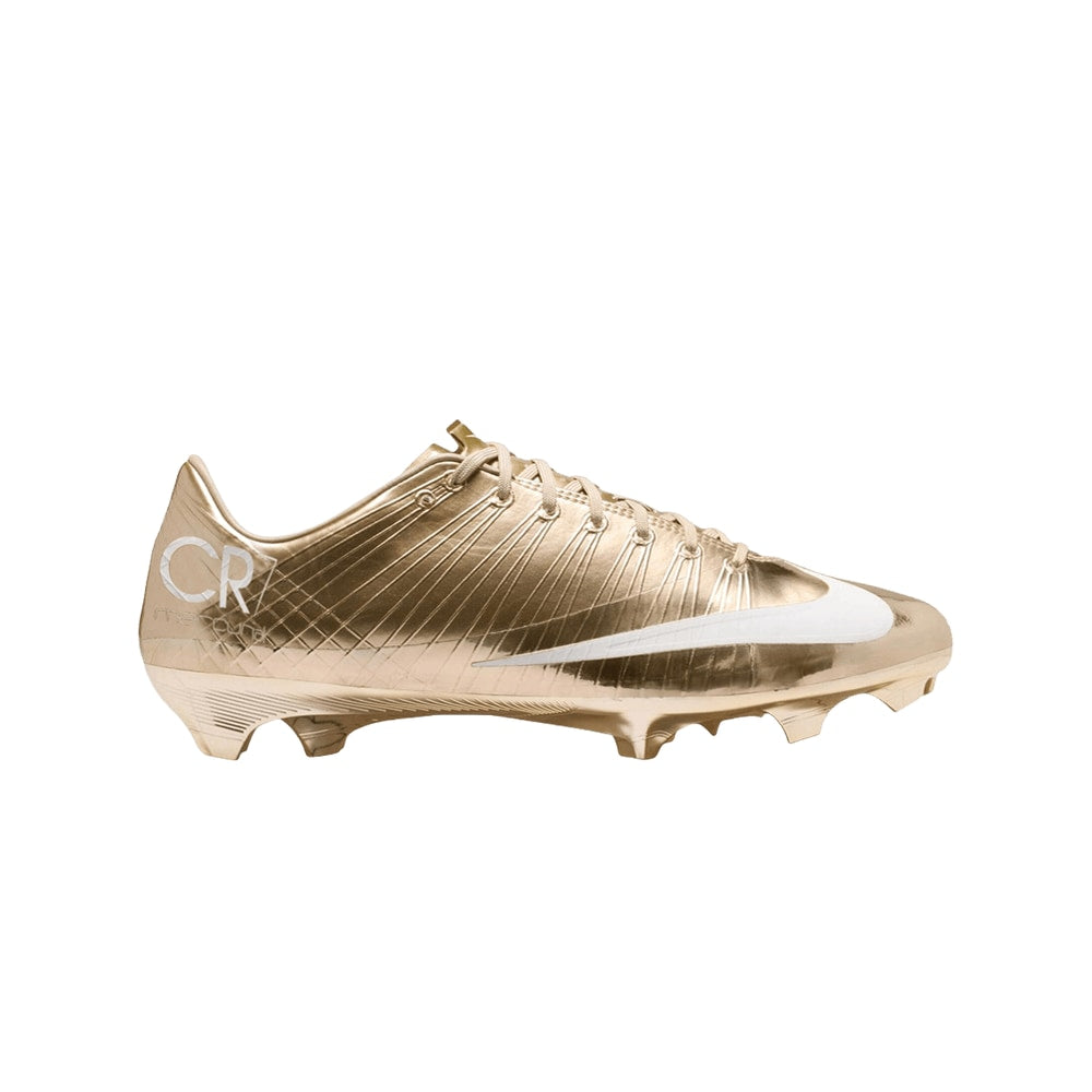 Cristiano Ronaldo x Nike Mercurial Superfly 1 RGN Metallic Gold Star – zapatos, plateado