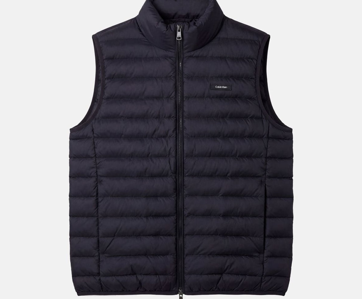 Calvin Klein Quilted gilet Dark Blue – kleding