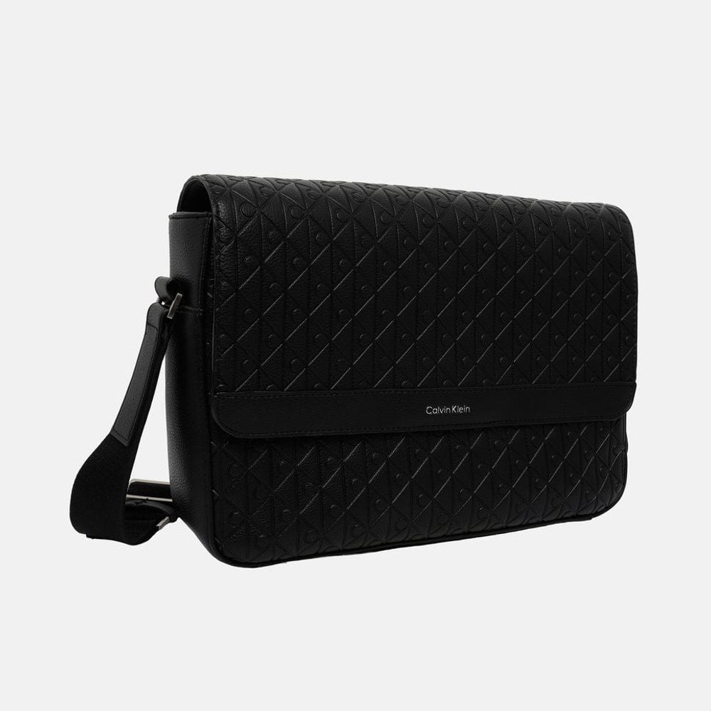 Calvin Klein Cross-body bag Emblem Black – taška, černá