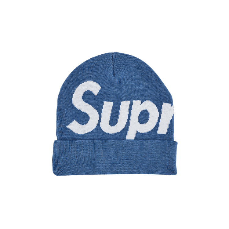 Supreme Big Logo Beanie (FW24) Slate