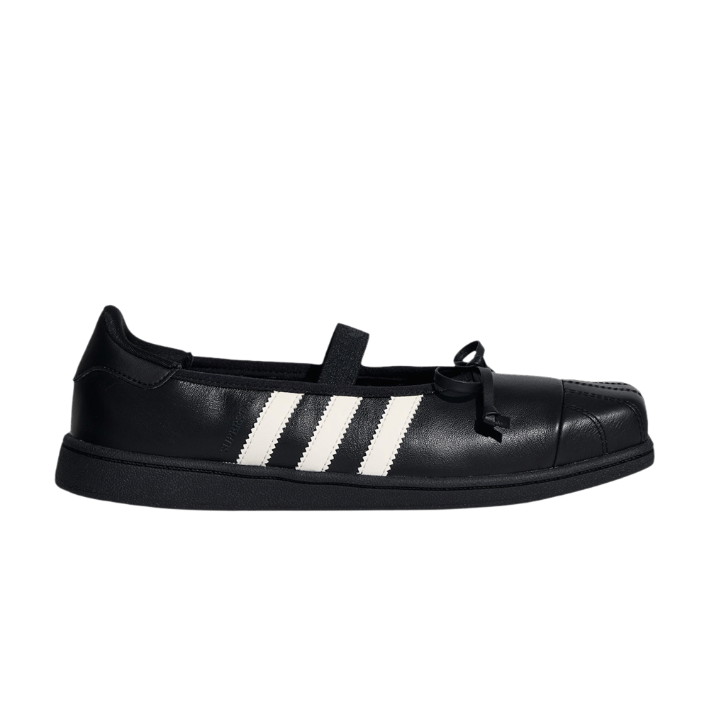 adidas Superstar Square Toe Ballet JENNIE Off White Black (Women's)