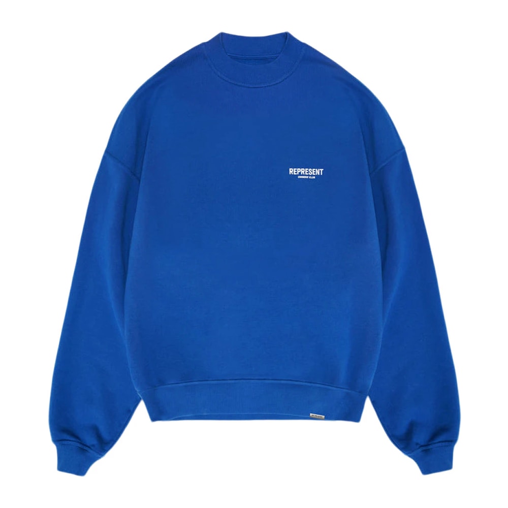 Represent Owner's Club Sweater Cobalt Blue/White – bluza