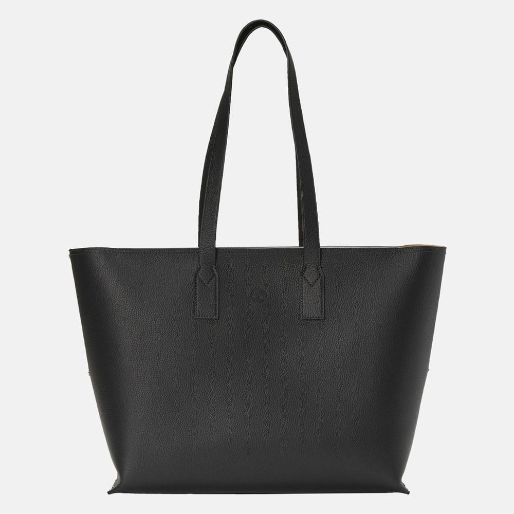 Timberland Leather tote bag Black – väska, svart