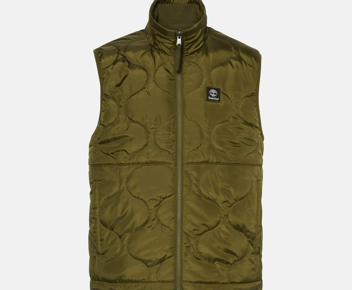 Timberland Reversible gilet Newton Khaki – tøj