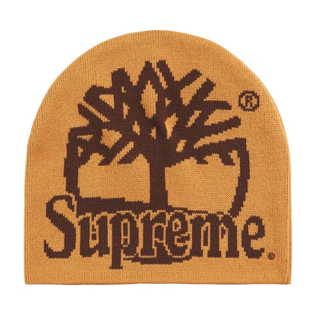 Supreme Timberland Beanie (FW26) Brown – čepice