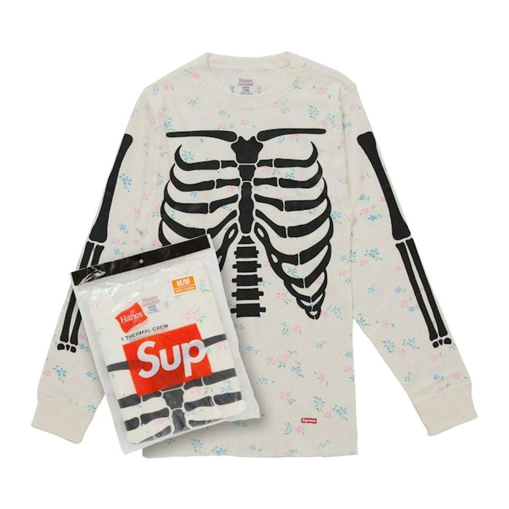 Supreme x Hanes Bones Thermal Crew (1 Pack) FW26 Floral – tøj