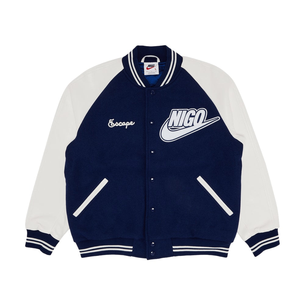 Nike x Nigo NRG Varsity Jacket Navy – bunda
