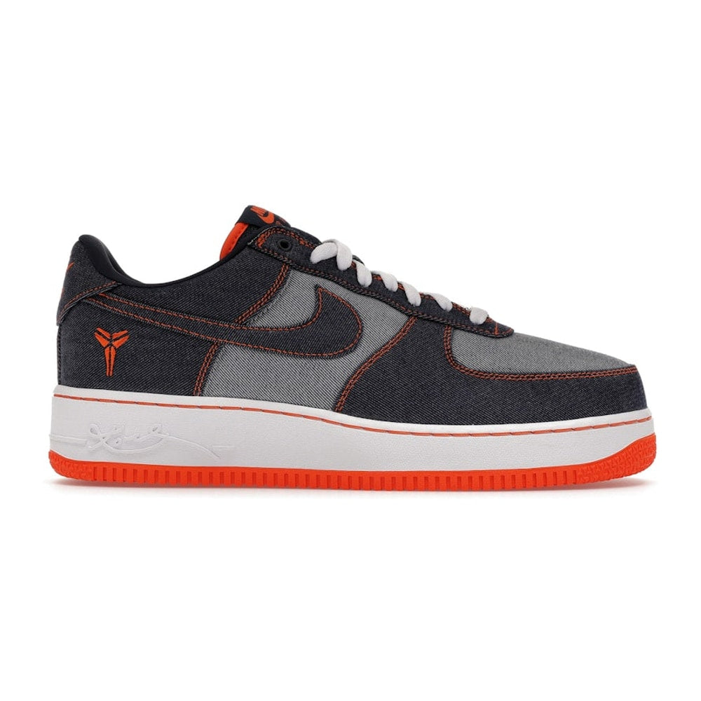Nike Air Force 1 Low Protro Kobe Bryant Denim Obsidian Safety Orange – tenisky, červená