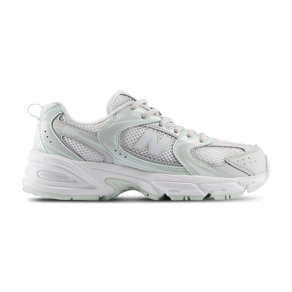 New Balance 530 Lace Grey Matter Mint Water – tenisky, šedá