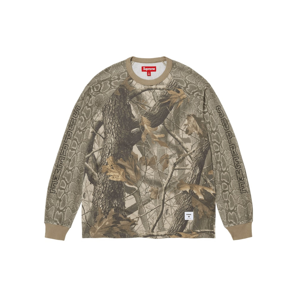 Supreme Wildlife Camo Raglan Long-Sleeve Top Realtree Hardwoods Camo