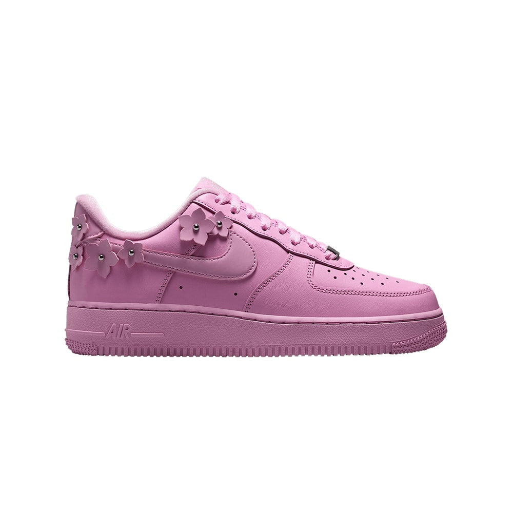 Nike Wmns Air Force 1 07 Pink Foam Metallic Silver – кросівки, сріблястий
