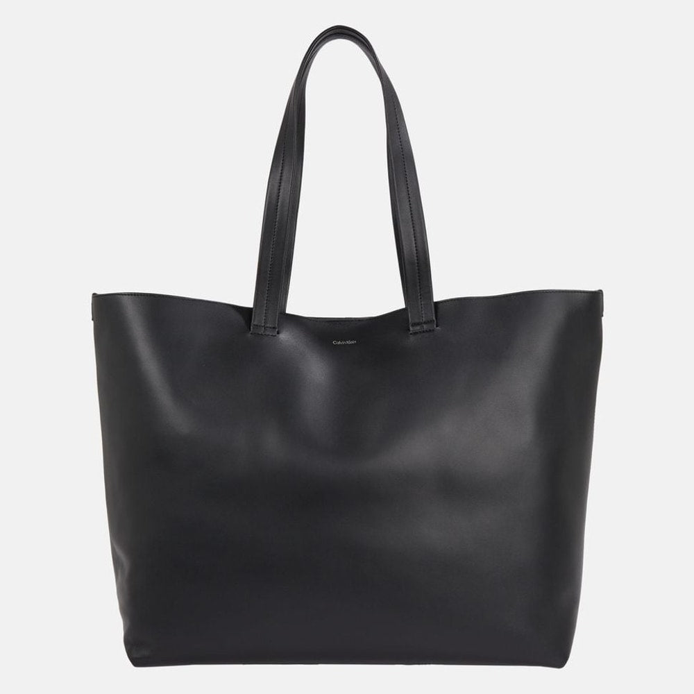 Calvin Klein Leather tote bag Black – borsa, nero