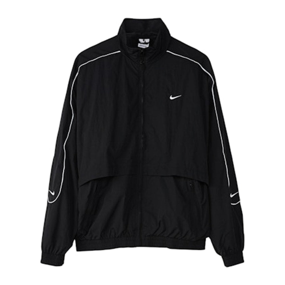 Nike Nikelab Solo Swoosh Woven Tracksuit Jacket and Joggers Set Black