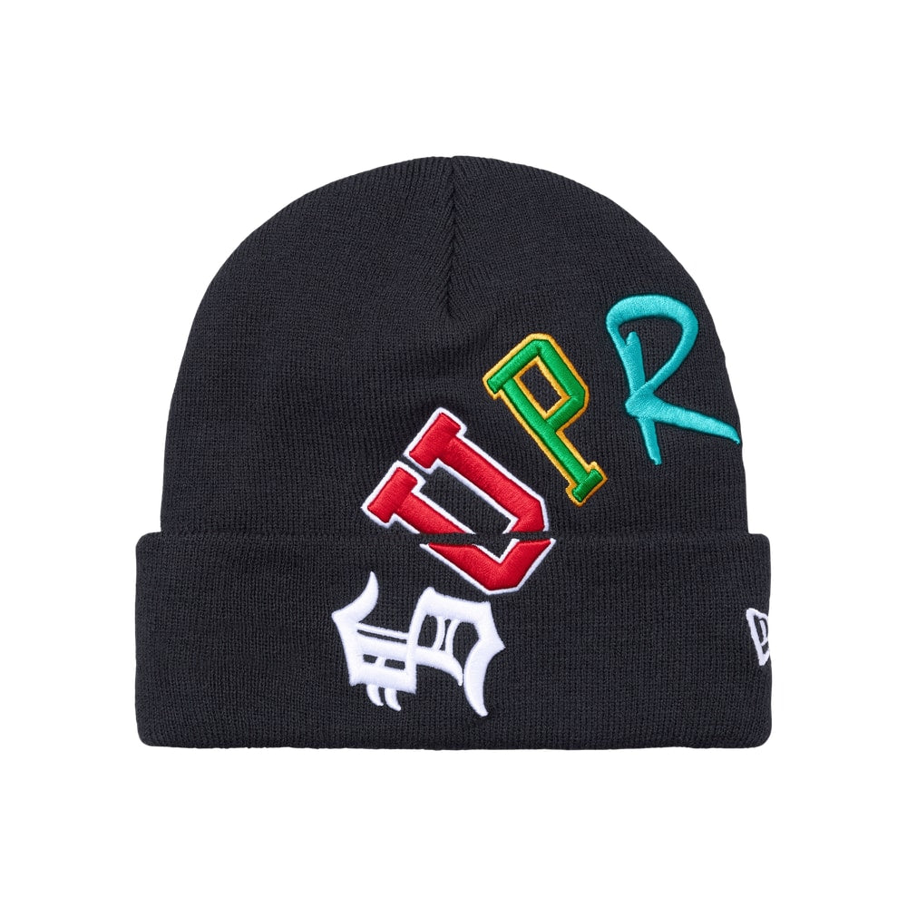 Supreme New Era Arc Beanie Navy