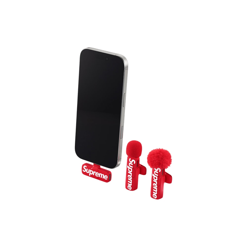 Supreme Mini Mics (Set Of 2) Red