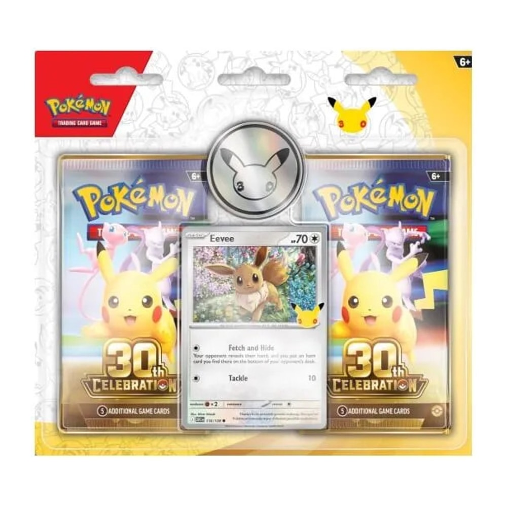 Pokémon TCG: 30th Celebration 2-Pack Blister Eevee