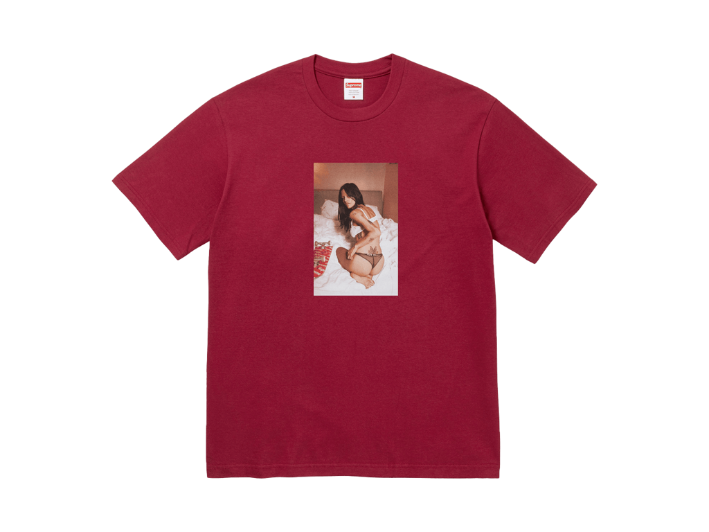 Supreme x Larry Clark Neighbor Tee Cardinal-Supreme-pikastore.cz