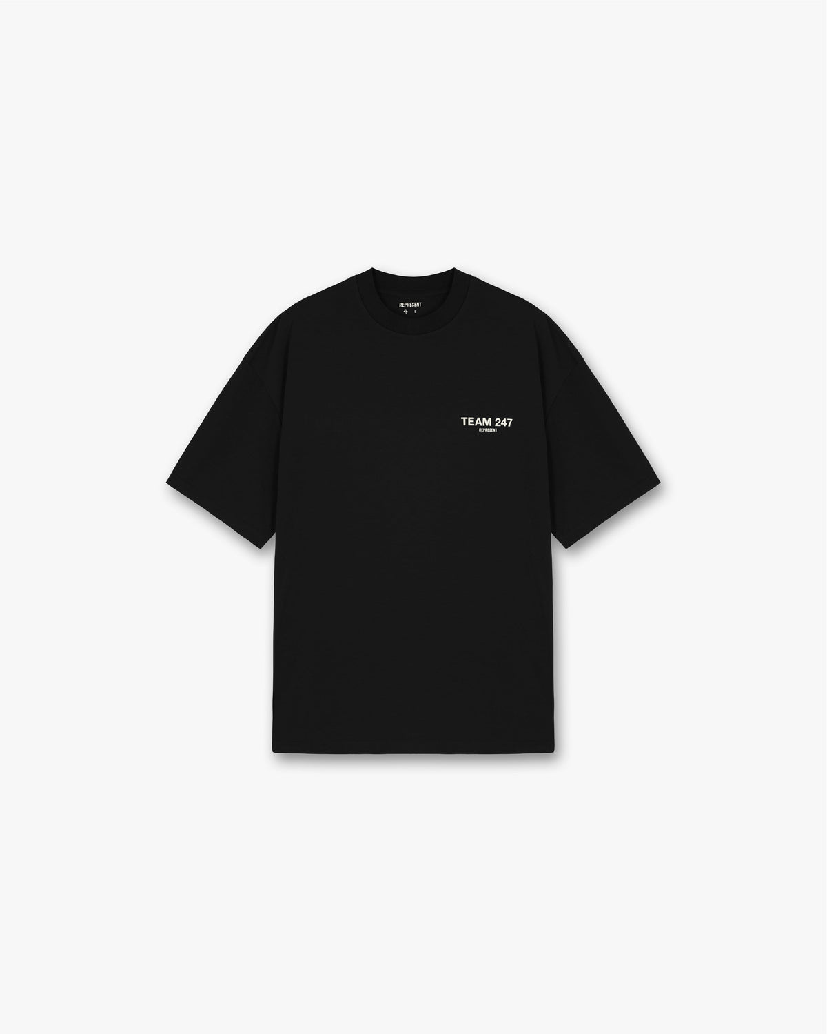 Represent Team 247 Oversized T-Shirt Jet Black