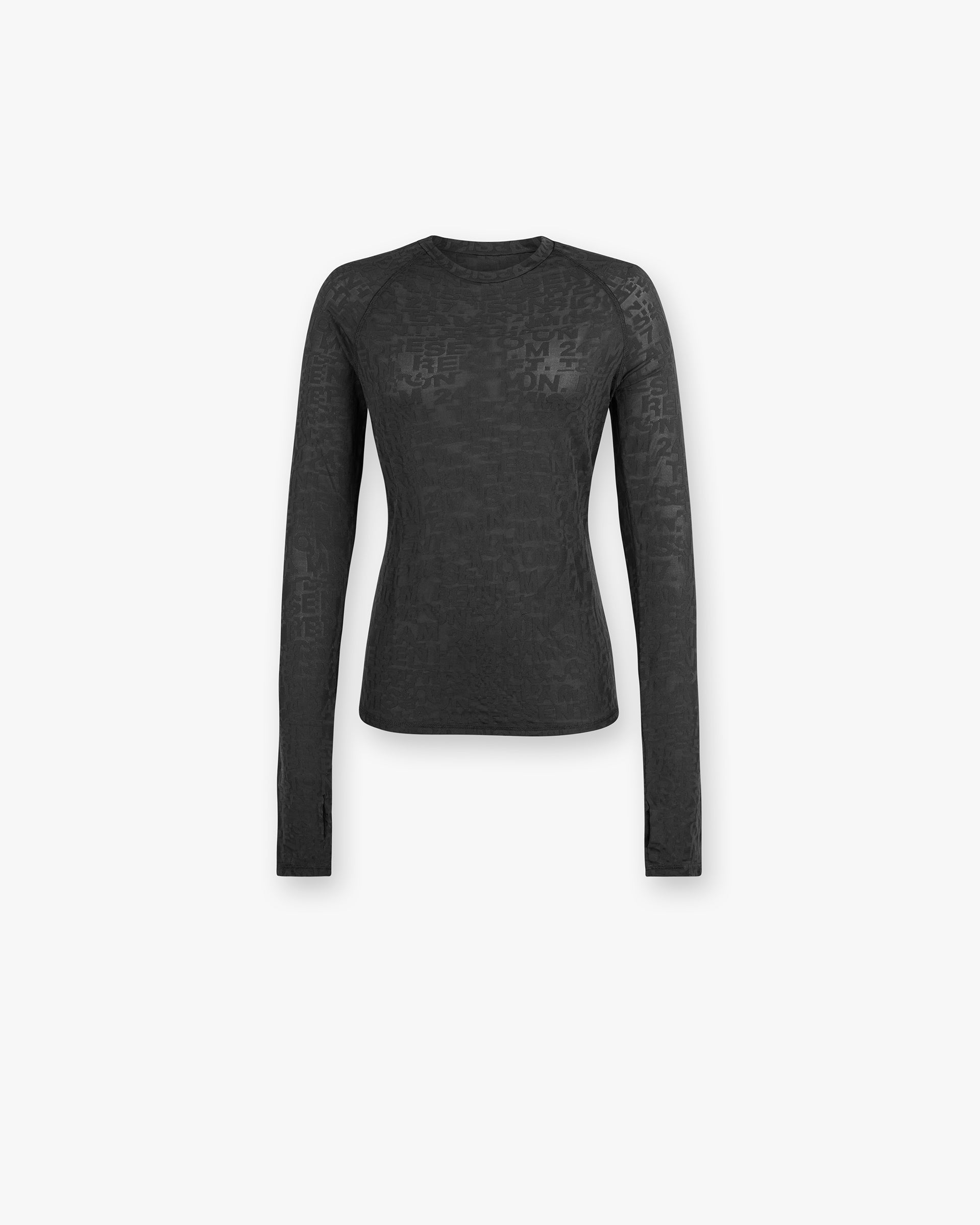Represent 247 Performance Burnout Long Sleeve Black