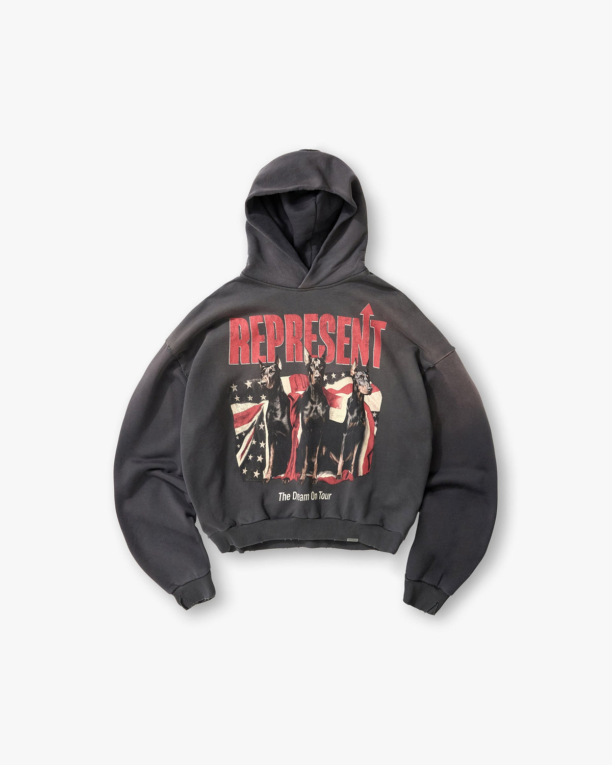 Represent Dream On Tour Hoodie Sun Fade Grey