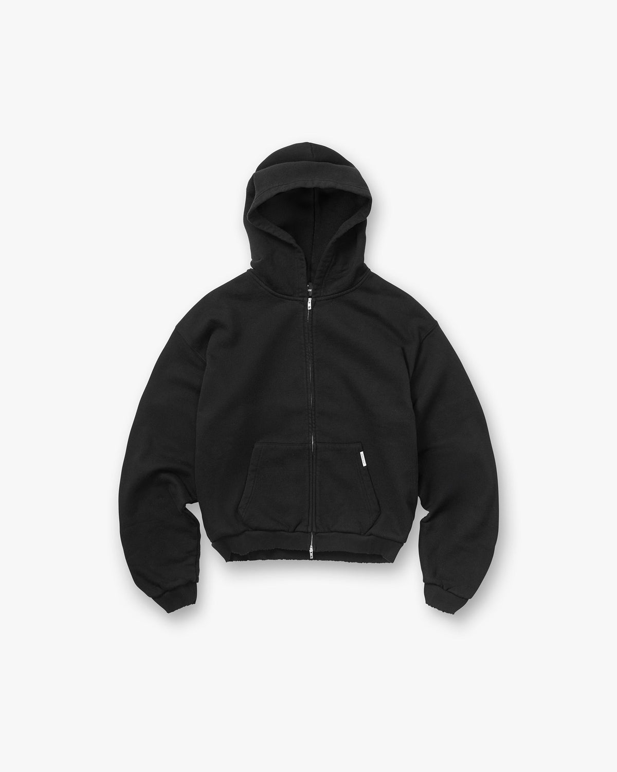 Represent GH Shrunken Zip Hoodie Jet Black