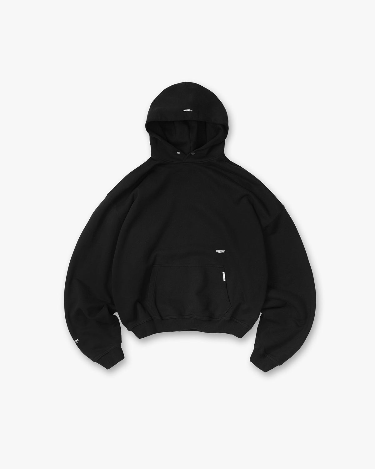 Represent Micro Owners Club Hoodie Jet Black
