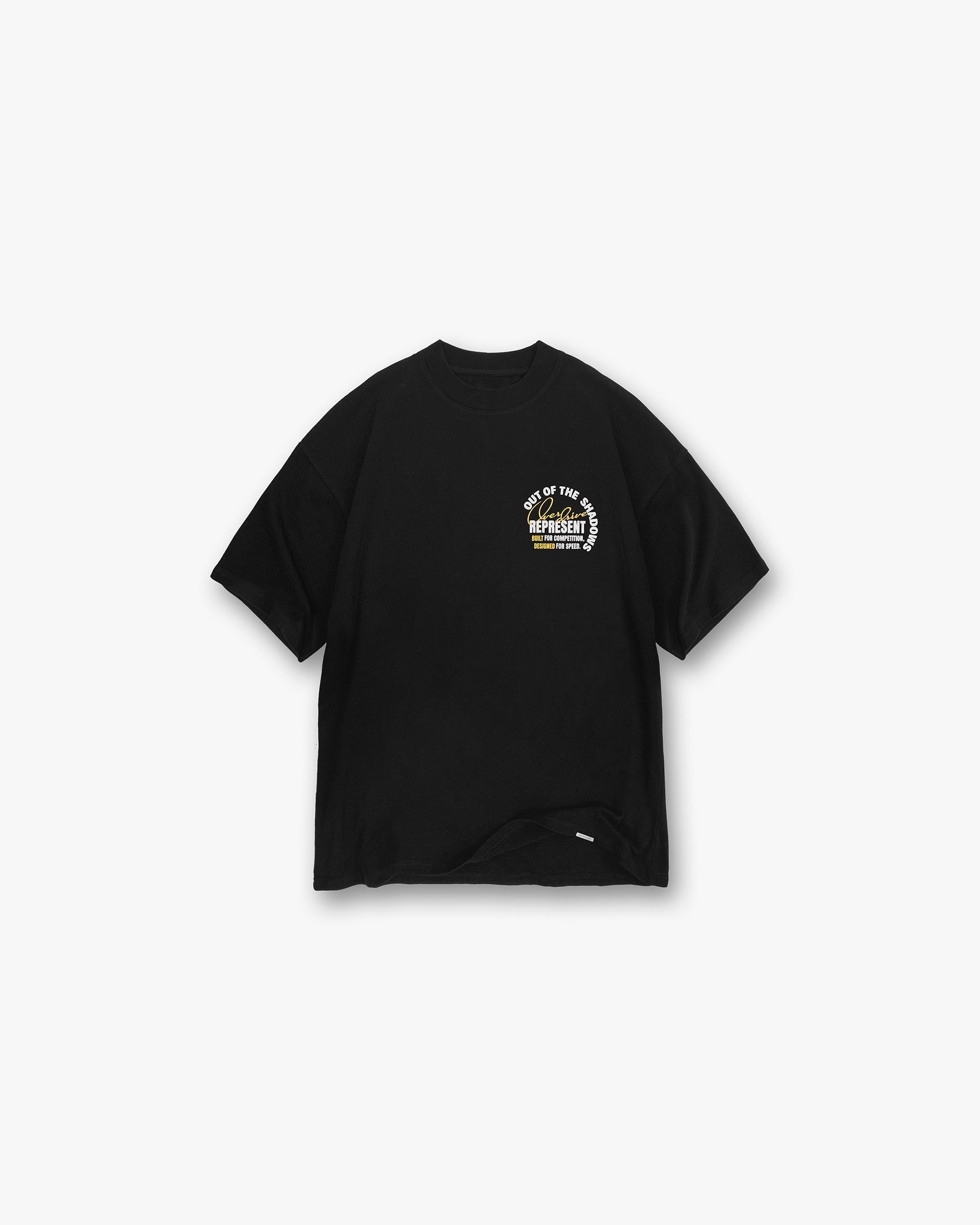 Represent Out Of The Shadows T-Shirt Stained Black