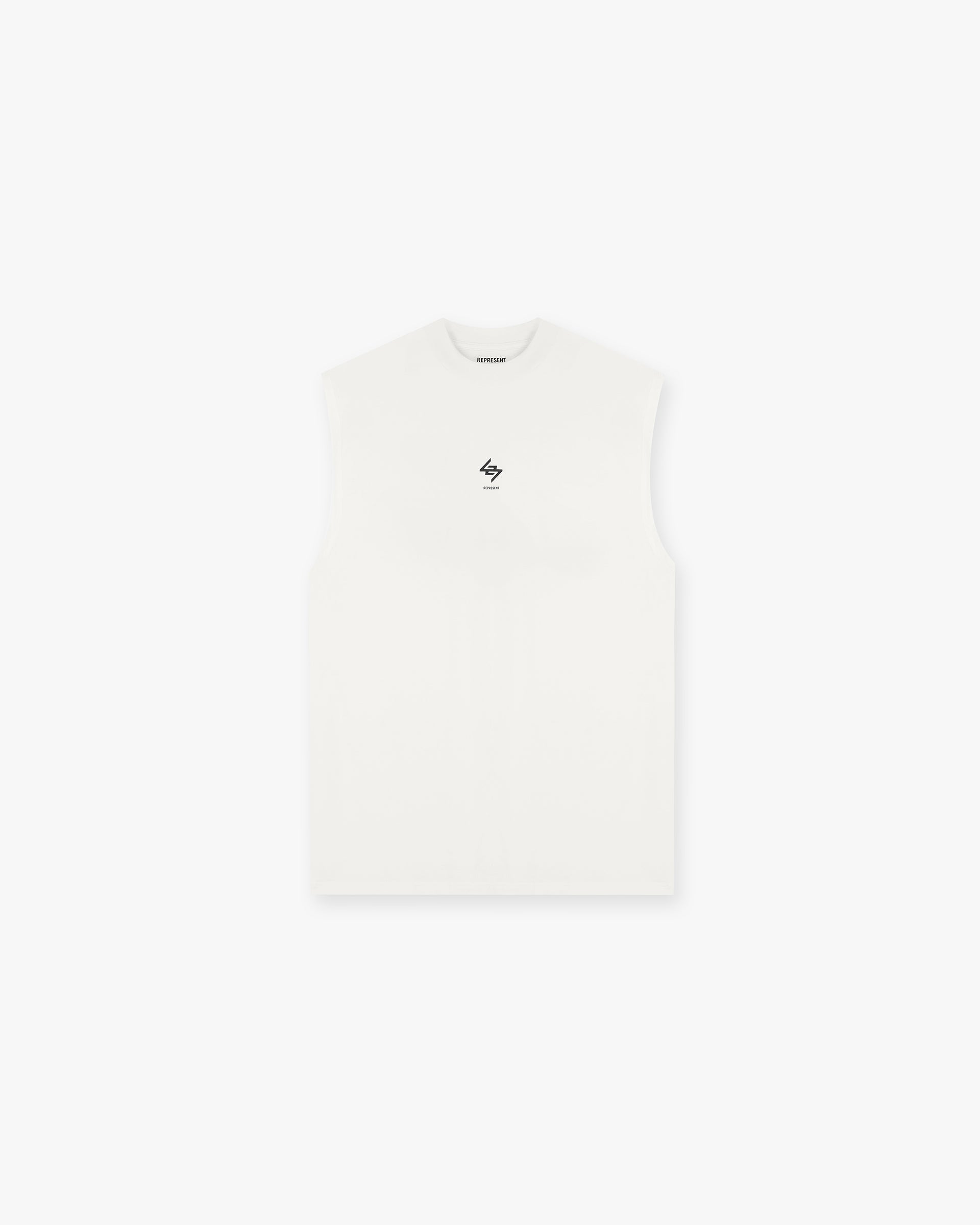 Represent 247 Oversized Tank Flat White