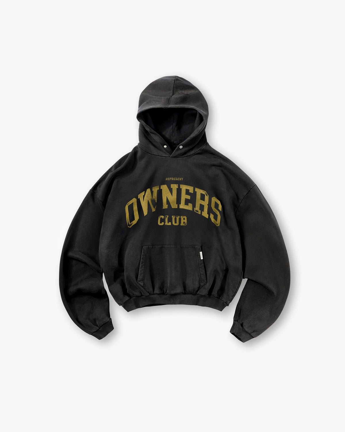 Represent Owners Club Hoodie Faded Black