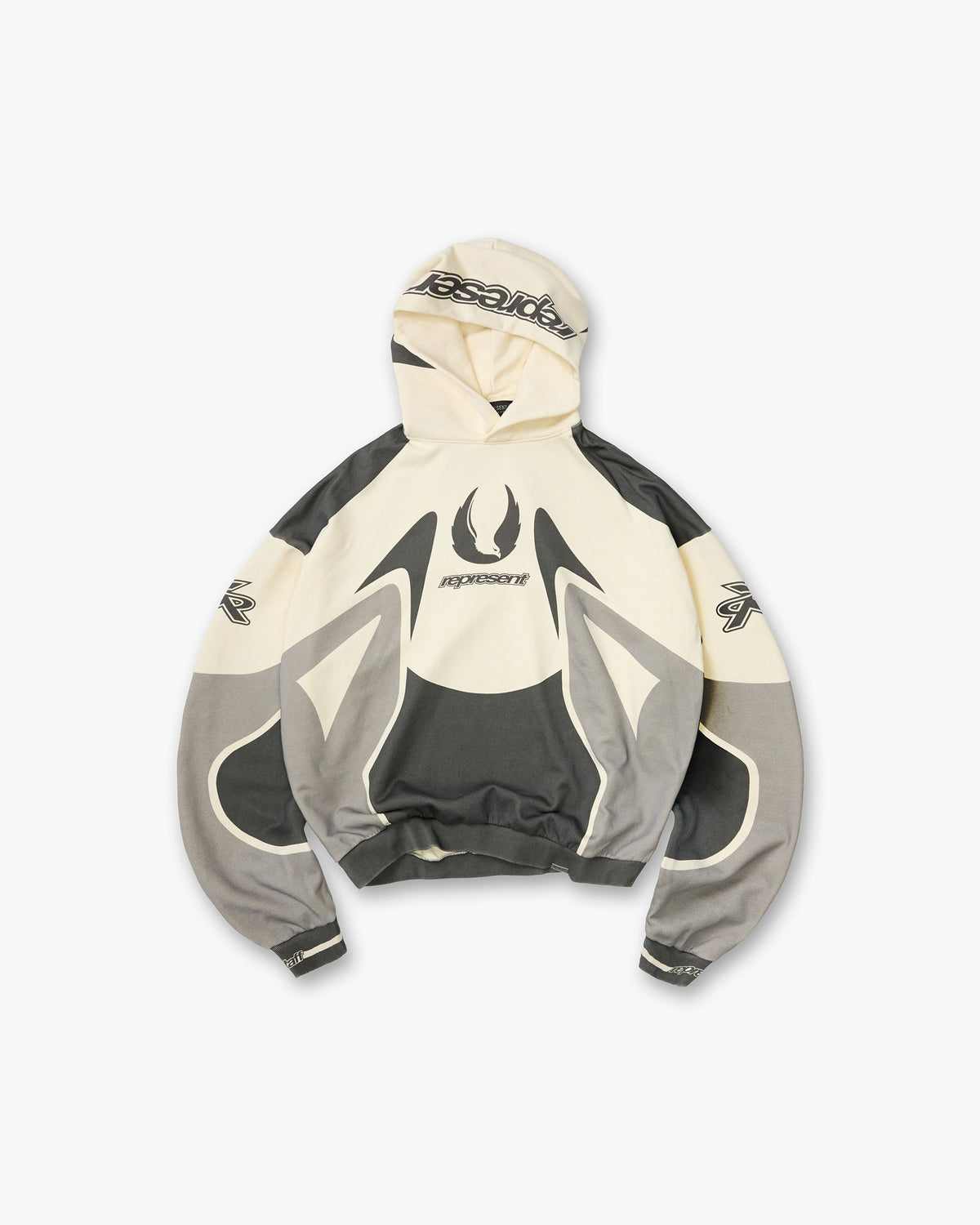 Represent X Belstaff Racing Hoodie Dark Grey