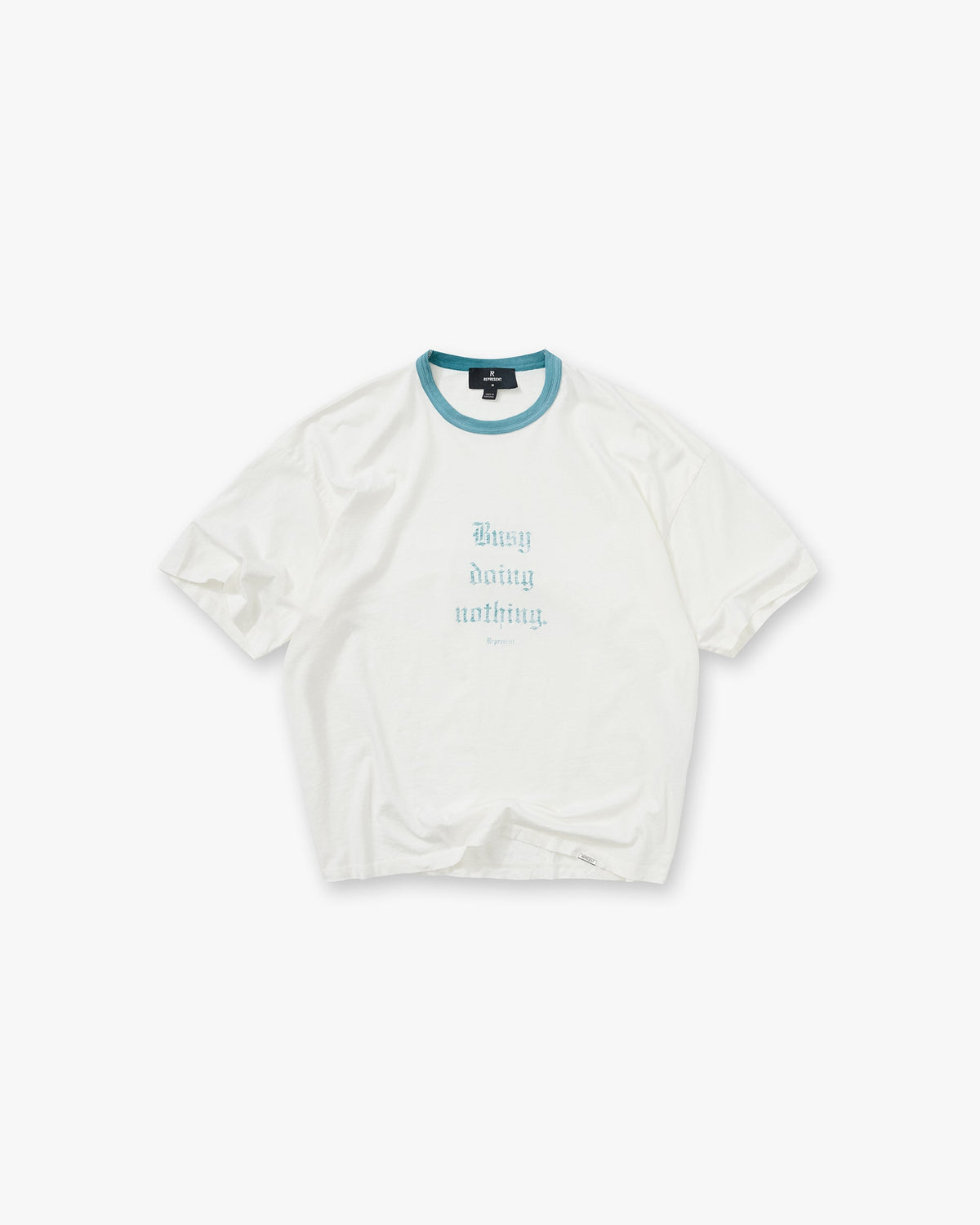 Represent Busy Doing Nothing T-Shirt Flat White