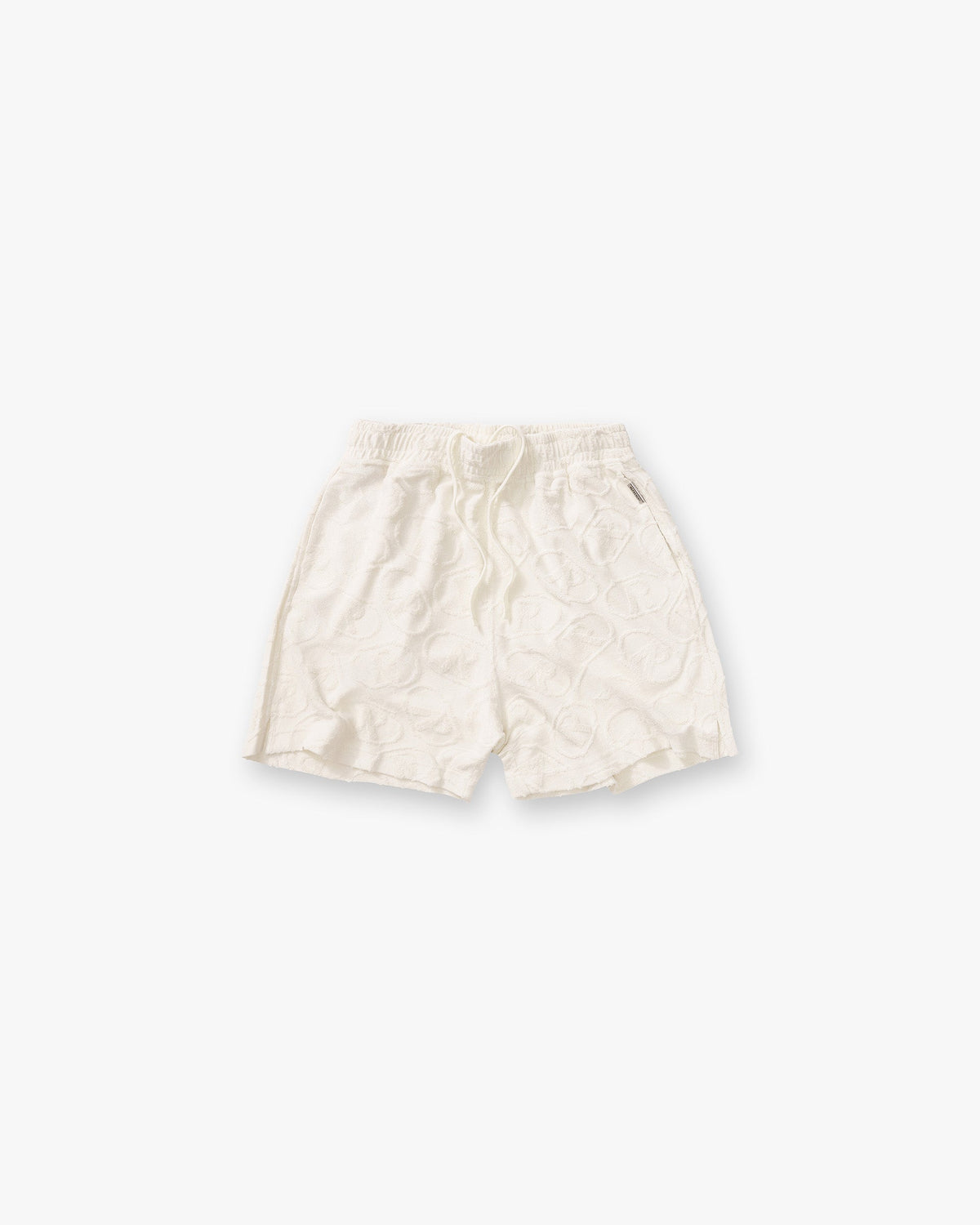 Represent All Over Print Towel Short Aged White