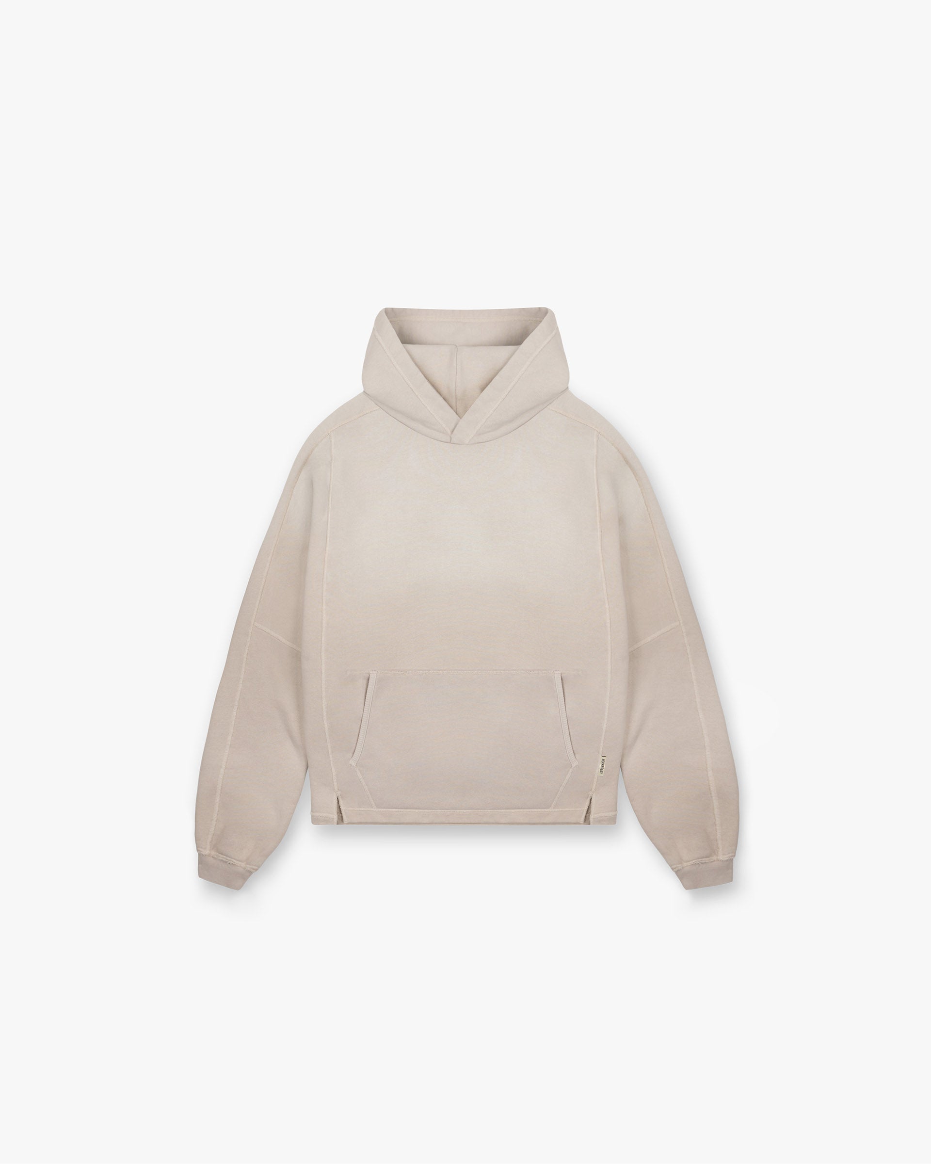 Represent Clo Step Hem Hoodie Oat