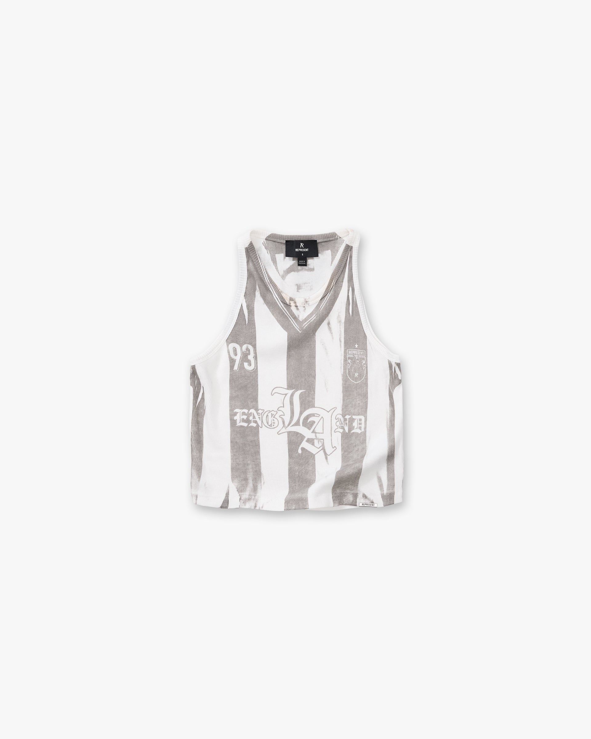 Represent Printed Vest Flat White