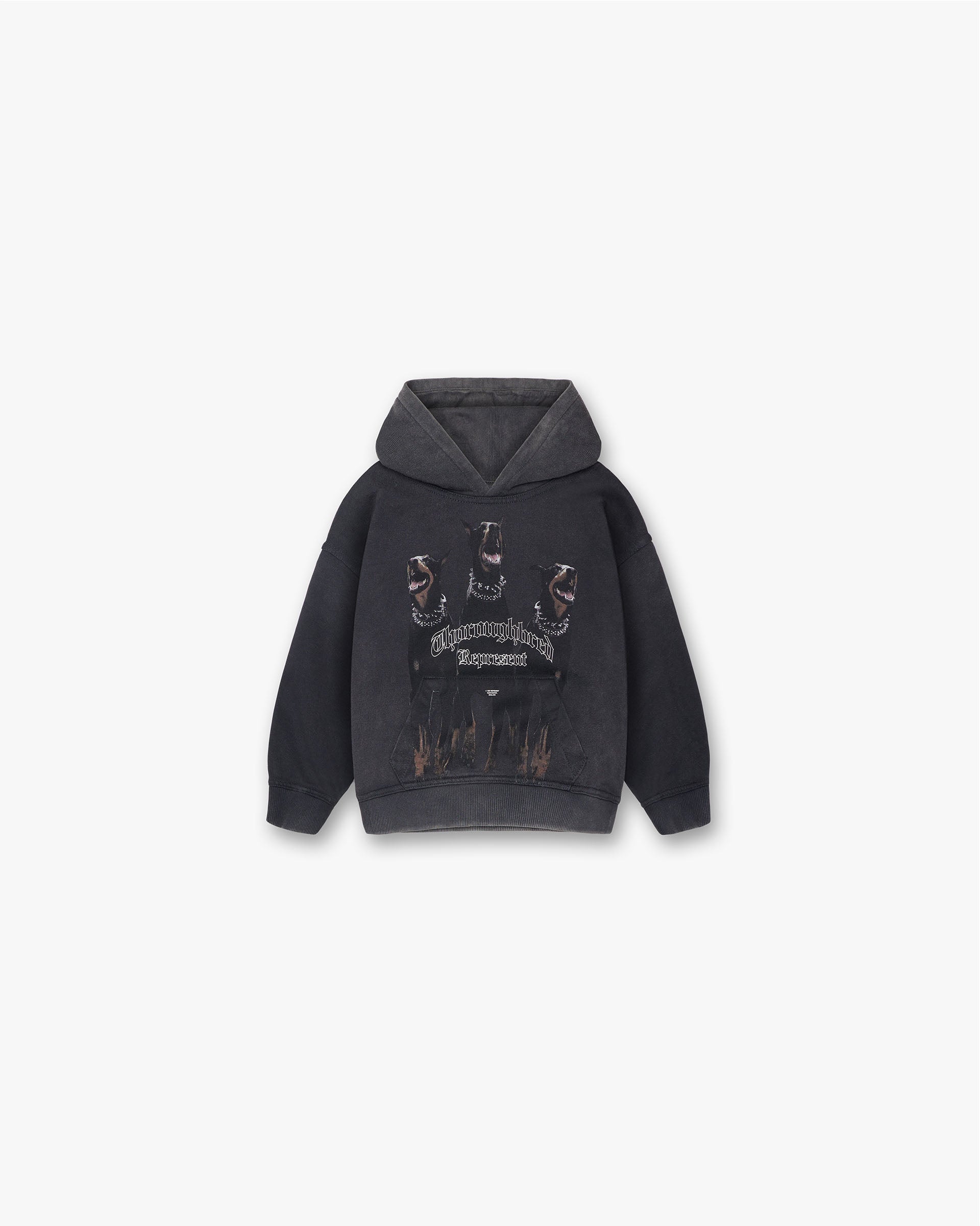 Represent Mini Thoroughbred Hoodie Vintage Black