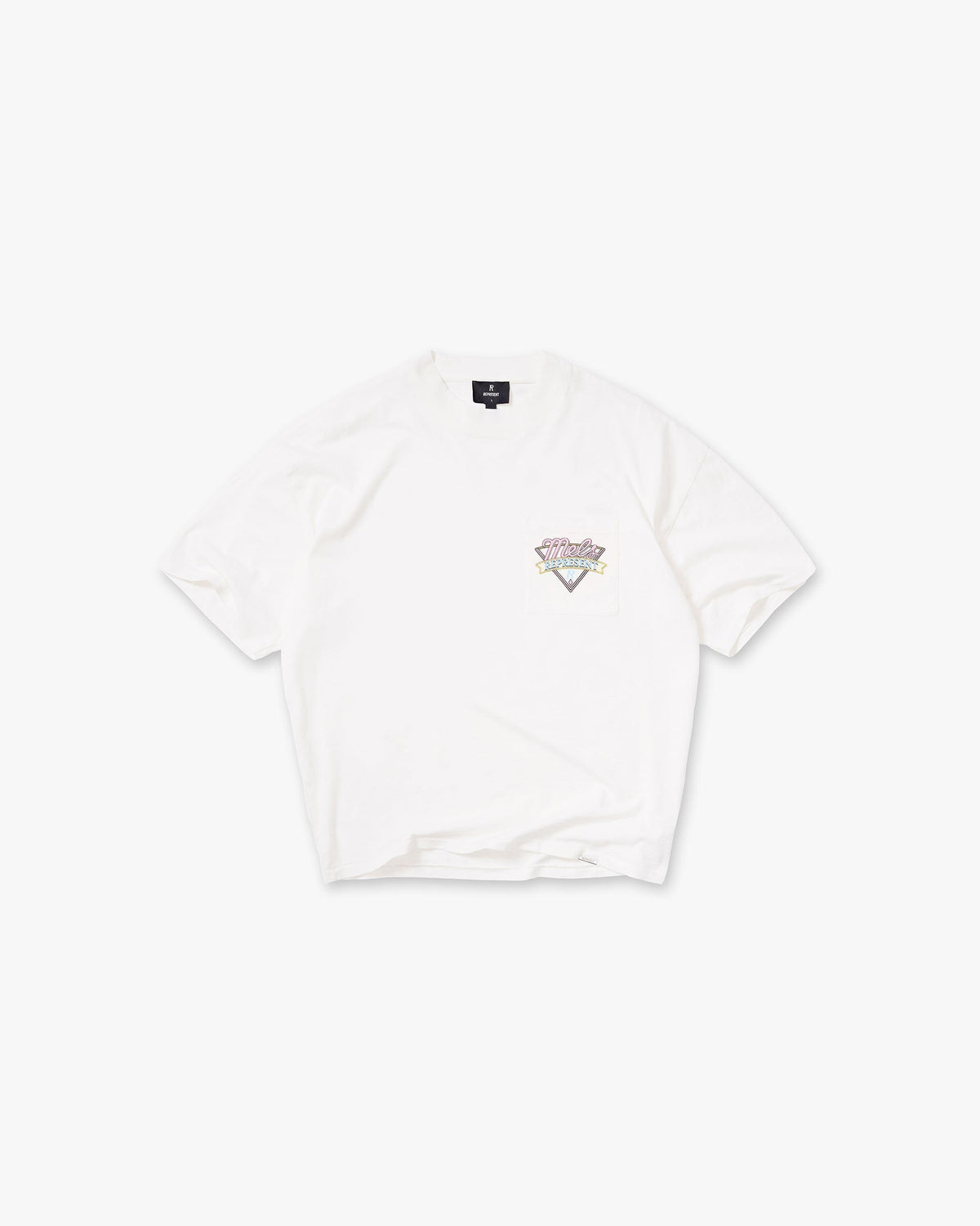 Represent MLM100565-72 MEL'S Diner T-shirt Flat White
