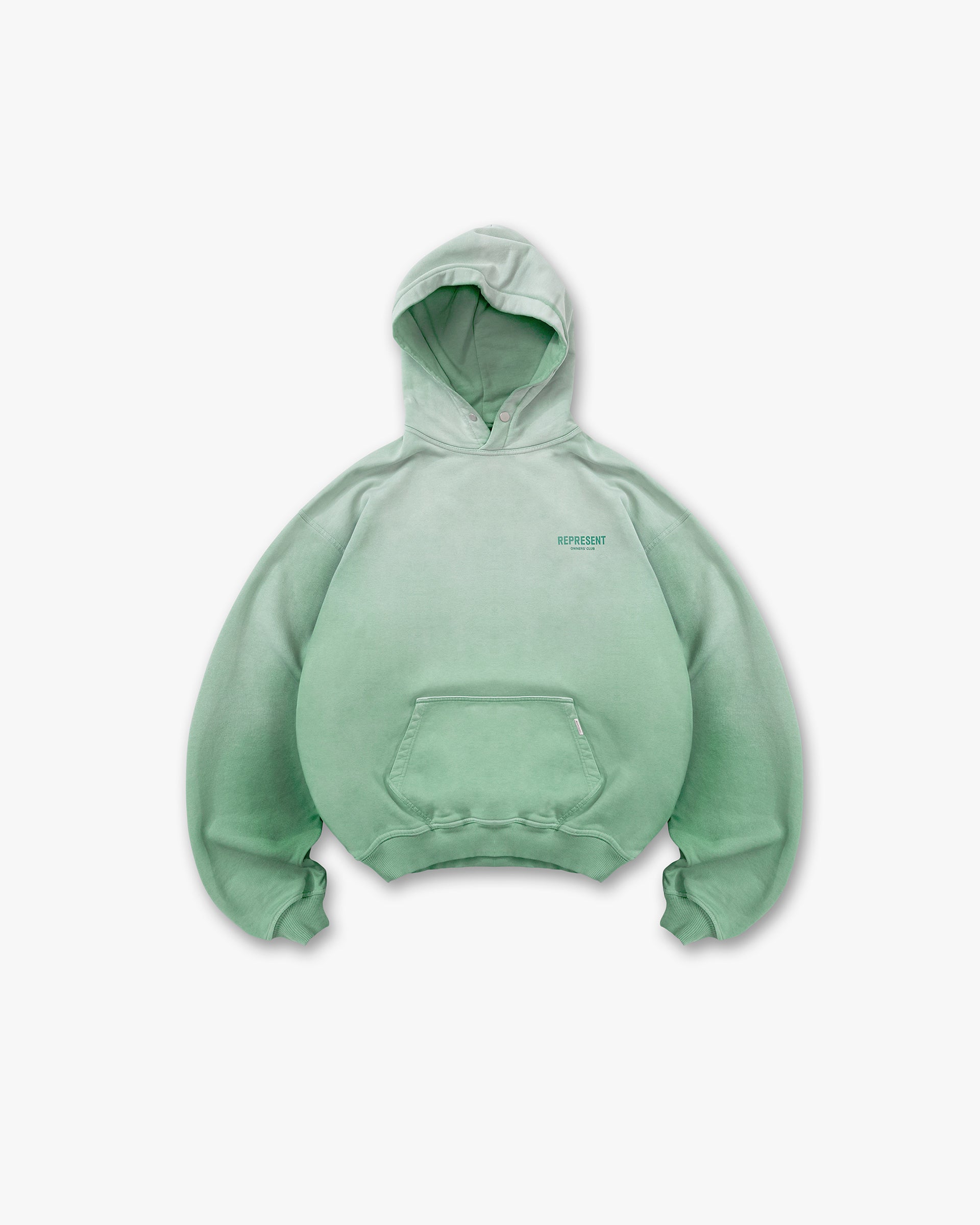 Represent Owners Club Hoodie Washed Aloe